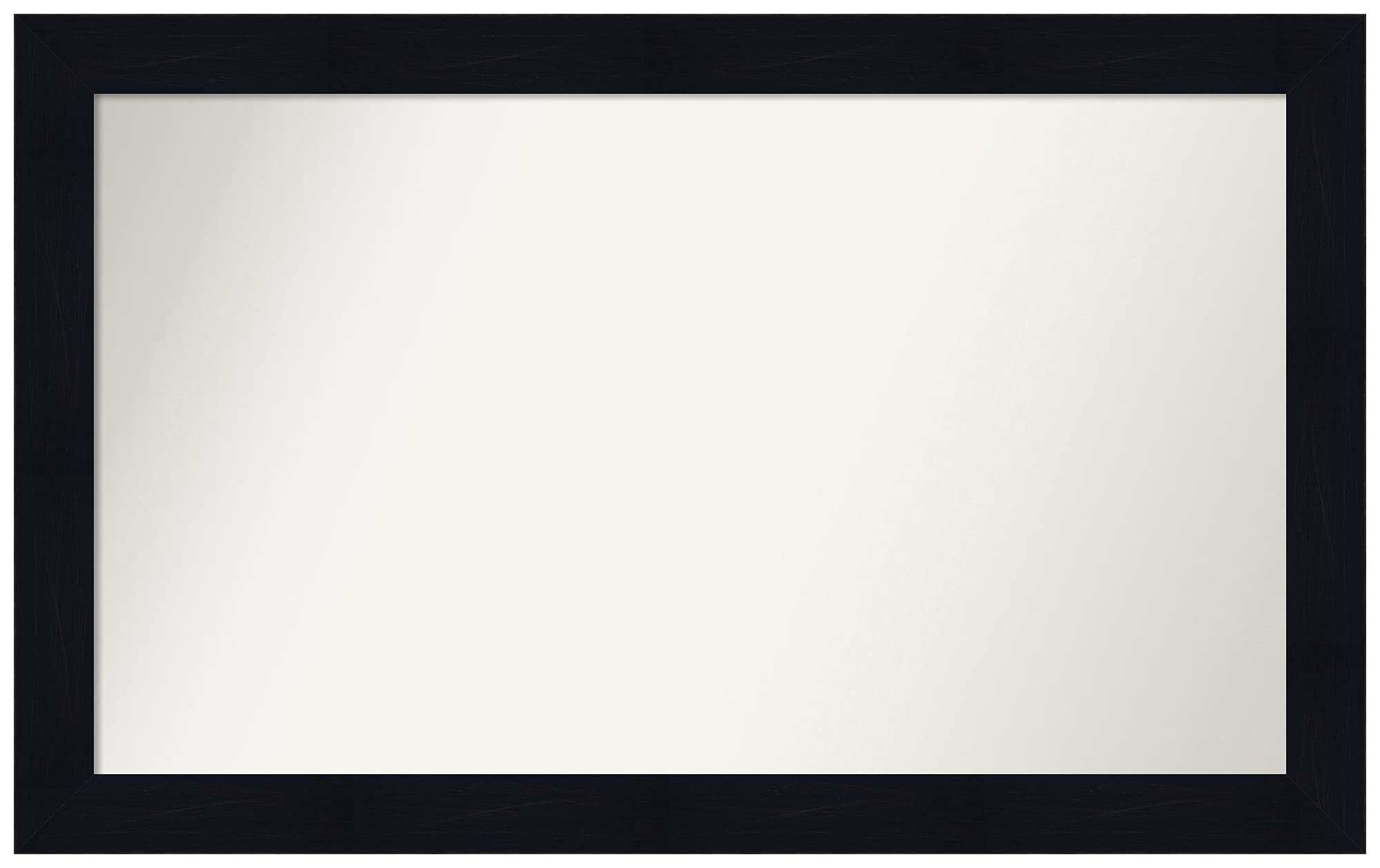 Amanti Art Non-Beveled Custom Wall Mirror 26.25 x 42.25 Inches, Shiplap Navy Blue Frame - Custom Size Options - Bathroom, Living Room, Bedroom, Entryway Decor Mirror