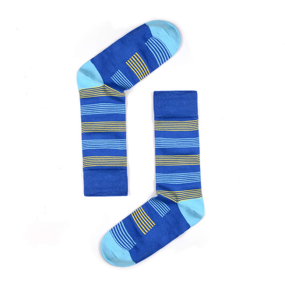 7-Day Otter Men's Modal Cotton Business Crew Socks - Odor Resistant, Breathable & Patterned Dress Socks for Work, Office & Formal Occasions - Funny Novelty Socks Gift for Professionals