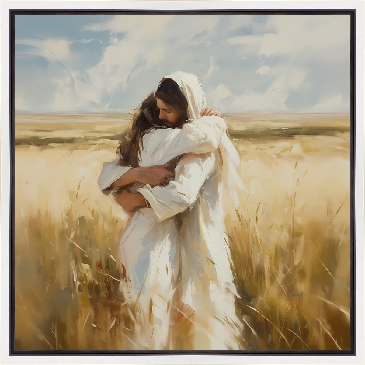Arms of Mercy Gallery Wrap Canvas - Premium Handmade Wall Art for Home & Office Decor - Perfect for Living Room, Bedroom, and Gift Giving