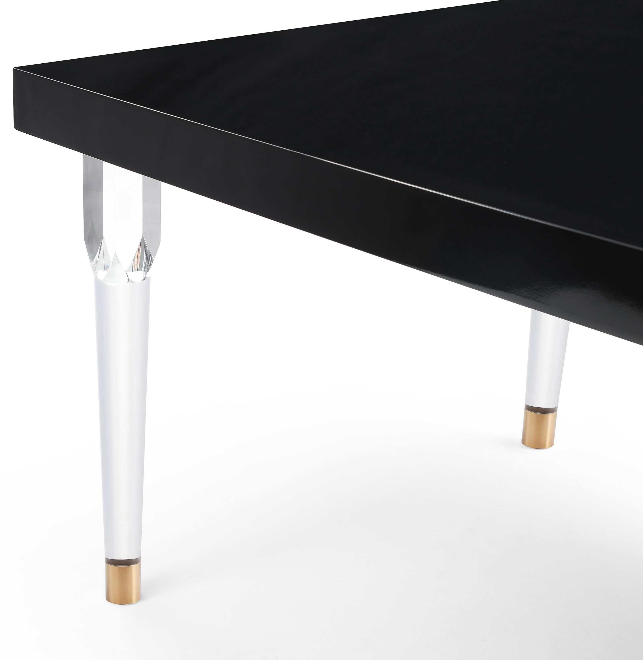 Bethany Black Dining Table - Modern 6-Seater Wooden Table for Kitchen & Dining Room | Perfect for Family Gatherings & Dinner Parties