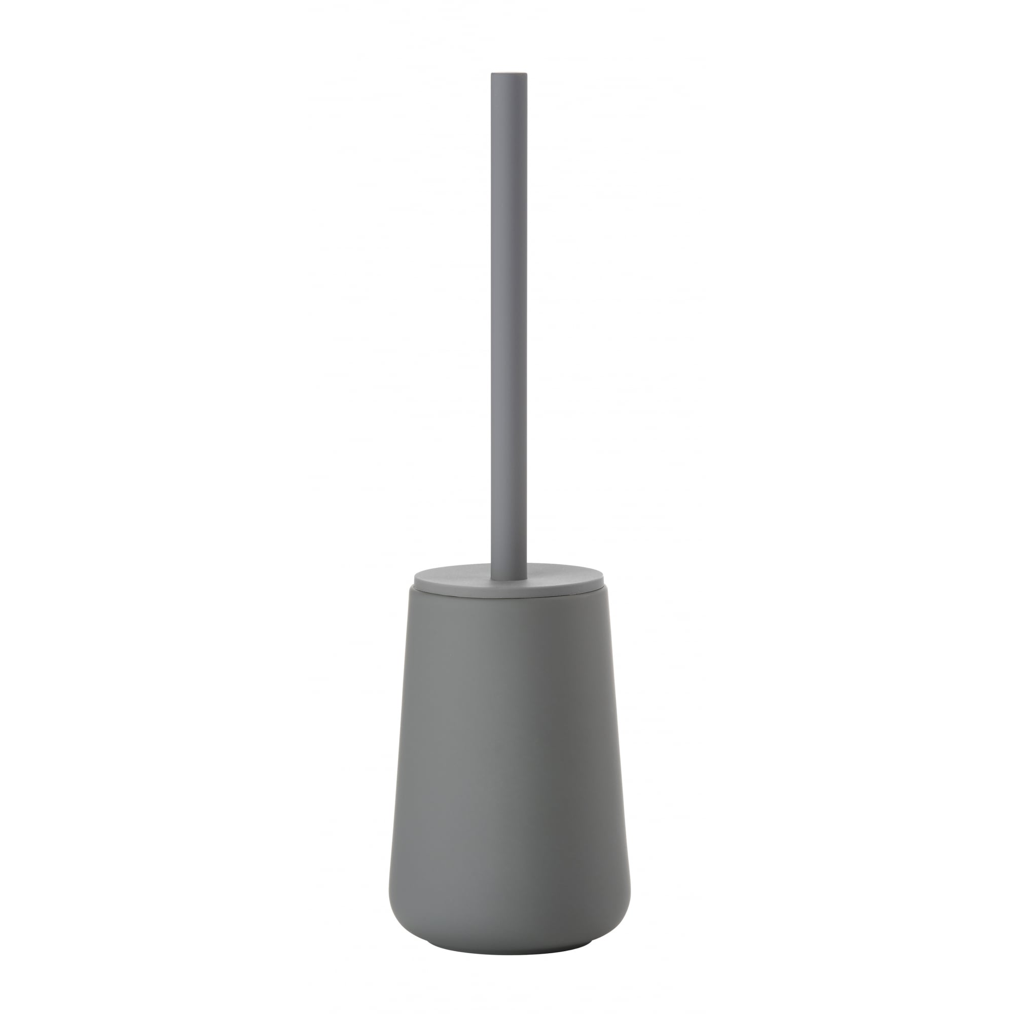 ZONE DENMARK Nova One Toilet Brush with Holder, Modern Grey Bathroom Cleaning Tool - Ideal for Home, Office, and Commercial Use