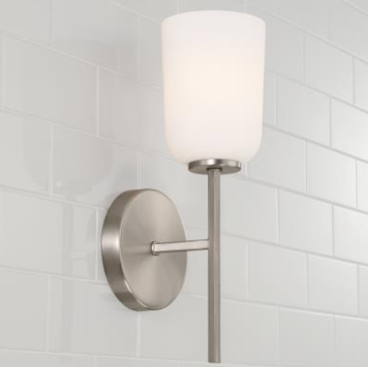 Terrah 1 Light Wall Sconce - Modern LED Wall Light Fixture for Bedroom, Living Room & Hallway - Dimmable Indoor Lighting with Easy Installation