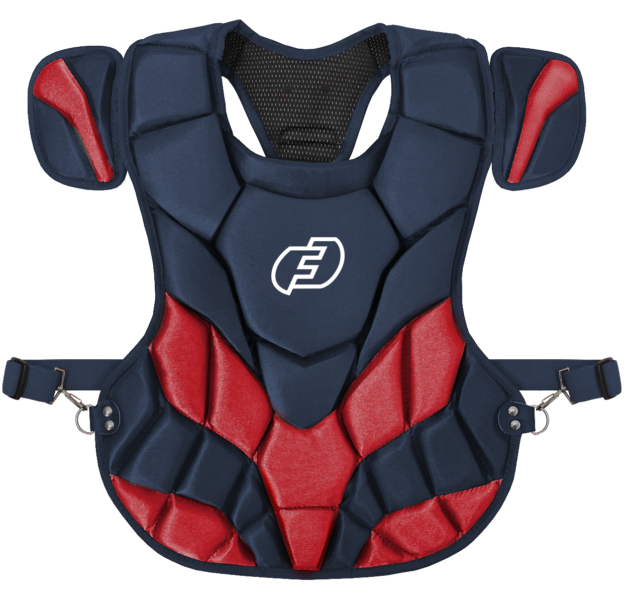 FORCE3 Defender Two Tone Catcher Chest Protector - NOCSAE Certified Baseball Catcher Gear for Youth & Adult Players - Perfect for Games, Practices & Training Sessions