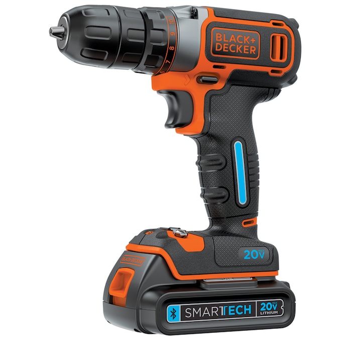 BLACK + DECKER BDCDDBT120C 20V Max Lithium Cordless Drill Driver - Powerful Single Speed Electric Screwdriver for DIY Projects, Home Repairs & Construction Work