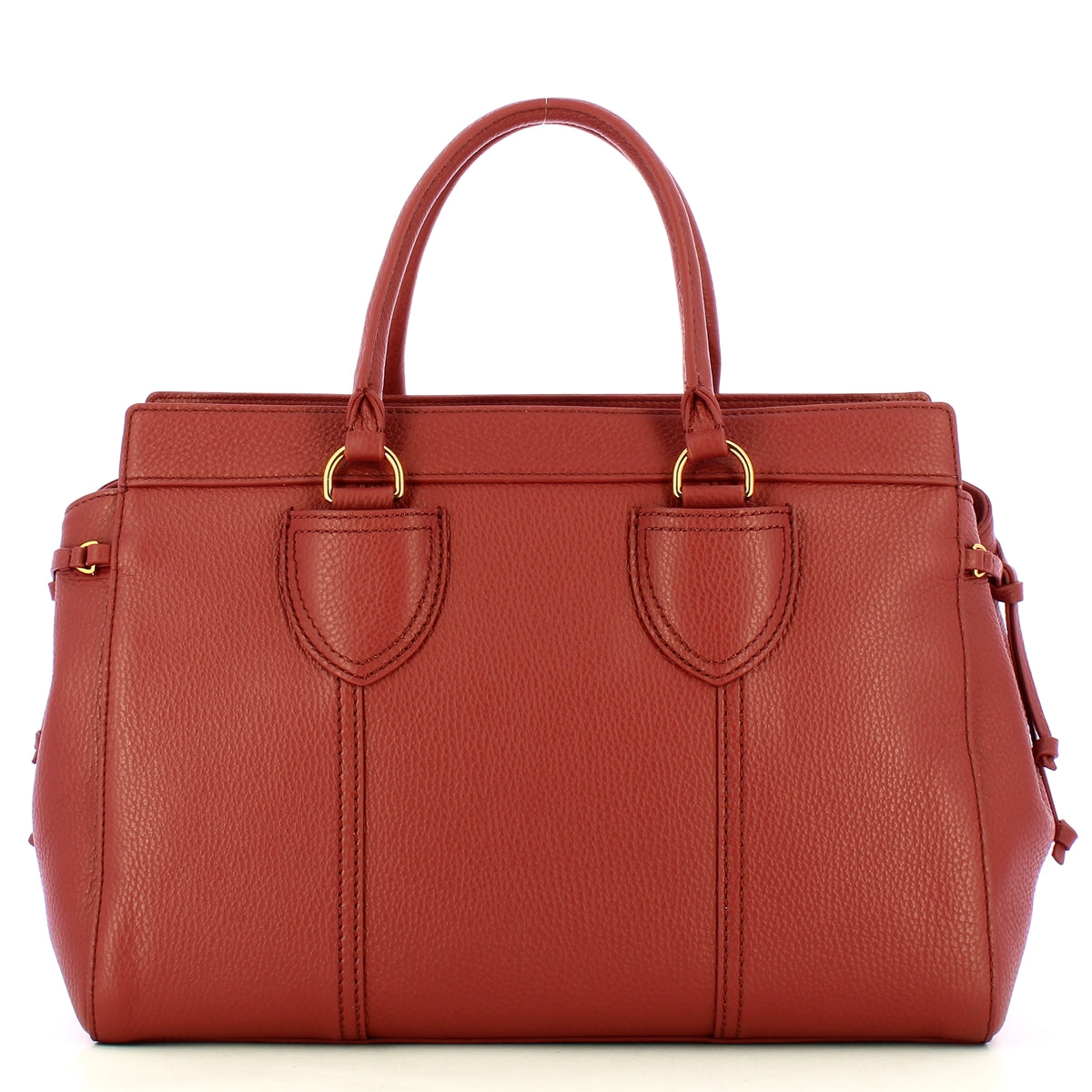 Coccinelle York Brandy Large Handbag - Premium Leather Tote Bag for Women, Stylish & Spacious Designer Purse - Perfect for Work, Travel & Everyday Use