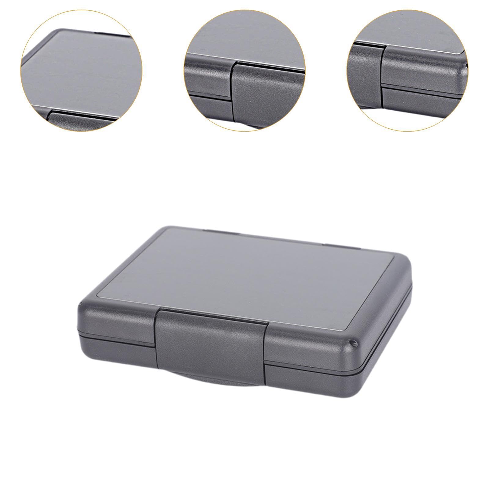Dickly Multi-Slot Memory Card Holder - Portable Dustproof Protective Case for SD, Micro SD, CF Cards - Perfect for Photographers, Travel & Data Storage Organization, Gray