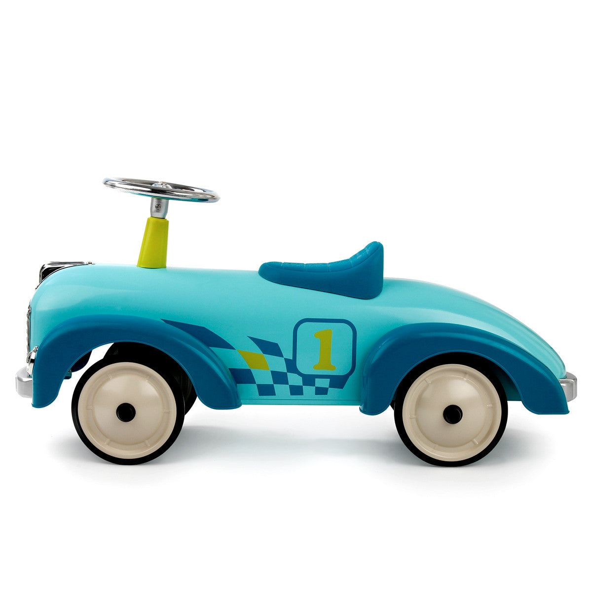 Baghera Speedster Ride-On Toy Car for Kids - Pacific Blue | Classic Pedal Car for Outdoor Play & Indoor Fun | Perfect Gift for Toddlers & Children Ages 3-6