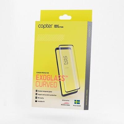 Samsung Galaxy S10 Plus Copter ExoGlass Curved Tempered Glass Screen Protector - Black | Ultra-Thin, Anti-Scratch, HD Clarity | Perfect for Work, Travel & Outdoor Activities