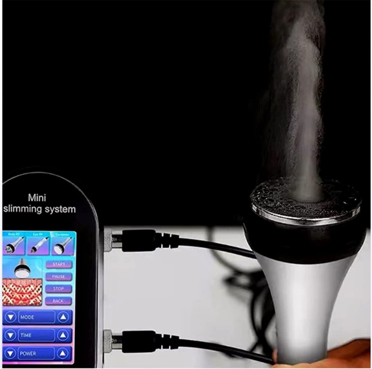 Portable 3-in-1 Cavitation Machine for Body Slimming & Skin Sculpting - Face, Waist, Thigh & Buttock Fat Reduction | Home Spa & Beauty Salon Use