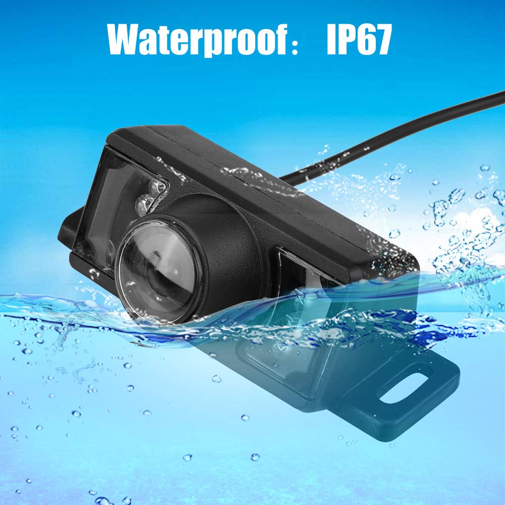 Wireless Backup Camera Kit with 7 LED Night Vision - RCA Video Transmitter & Receiver for Cars, Trucks, SUVs - Easy Parking & Reversing Assistance in Low Light Conditions