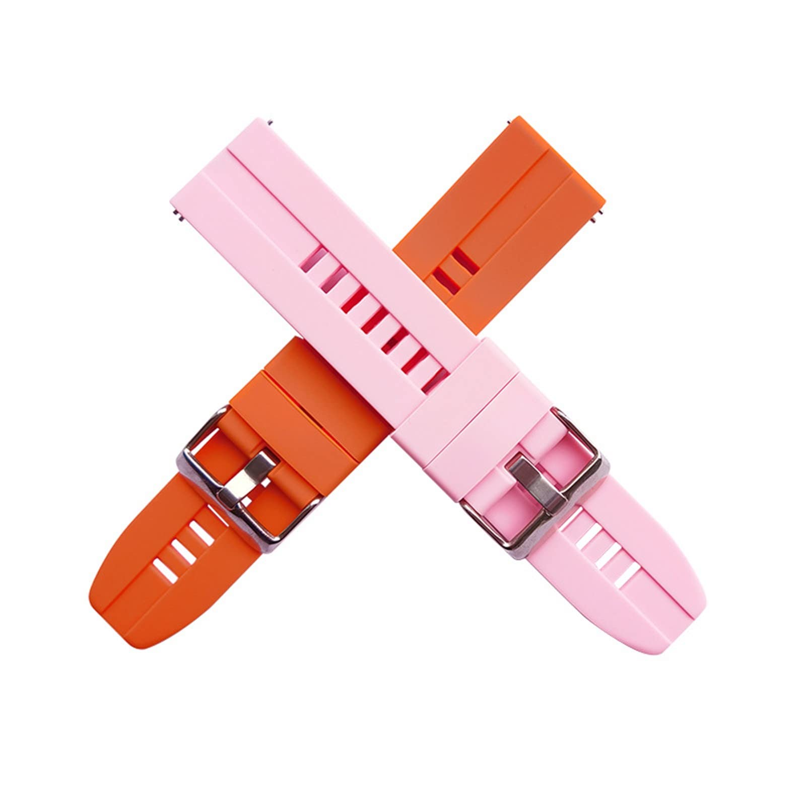 YIISU Sports Silicone Watch Band 22mm Compatible with Smart Watches - Durable, Comfortable & Sweatproof Fitness Tracker Strap for Running, Gym & Outdoor Activities