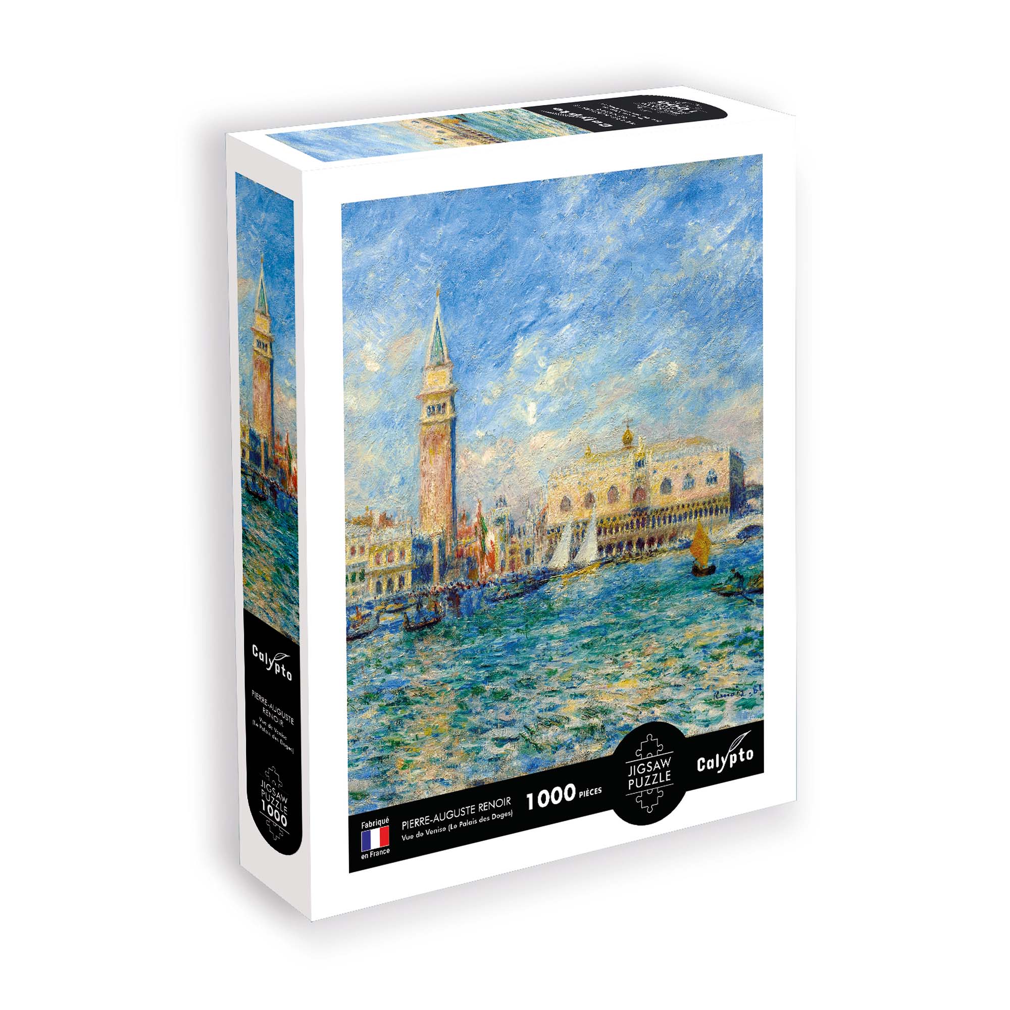 1,000 Piece Jigsaw Puzzle - View of Venice by Pierre Auguste Renoir | Fine Art Puzzle for Adults | Home Decor & Relaxation Activity