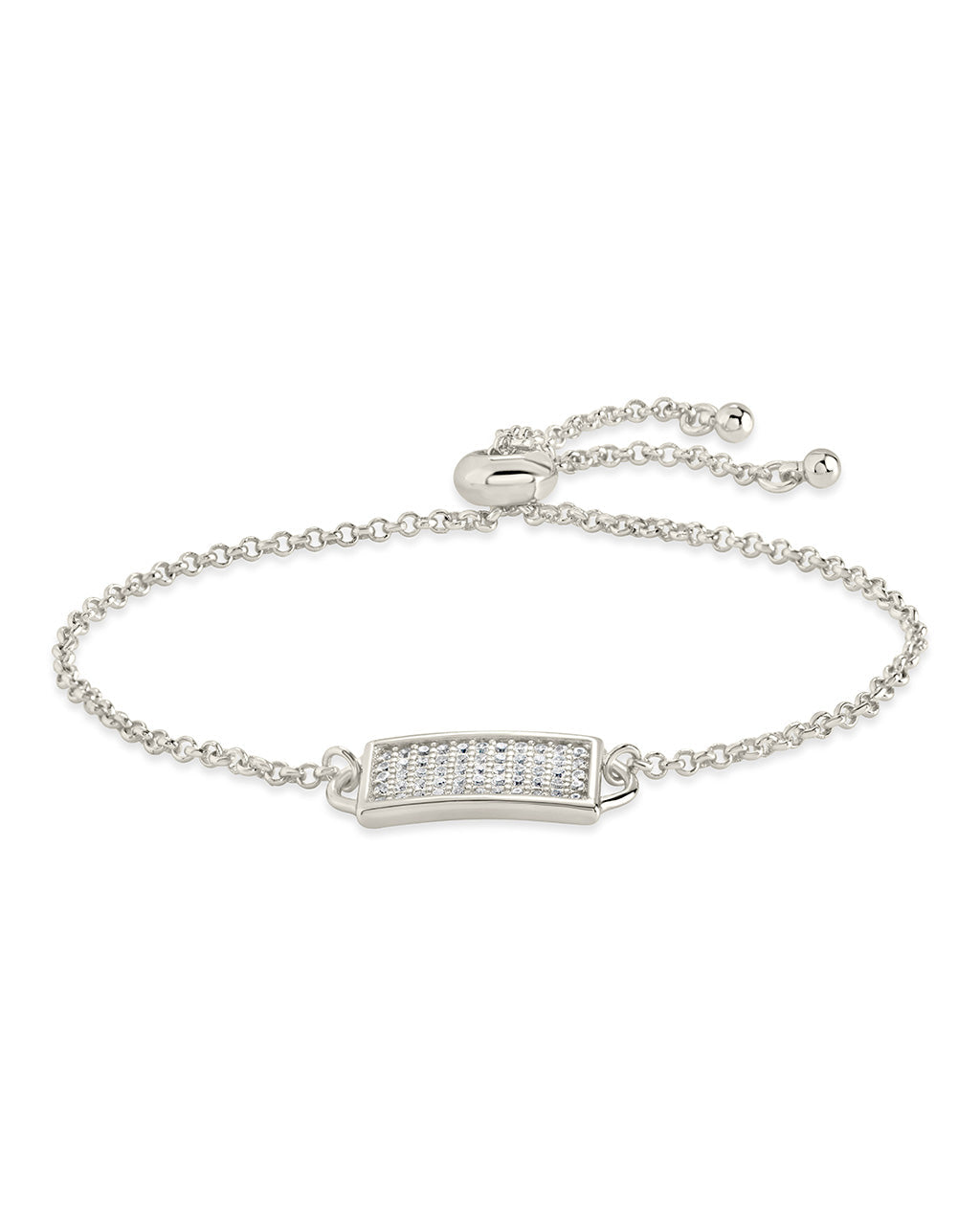 Jayne CZ Bolo Bracelet for Women - Elegant Cubic Zirconia Adjustable Bangle - Perfect for Parties, Weddings & Everyday Wear