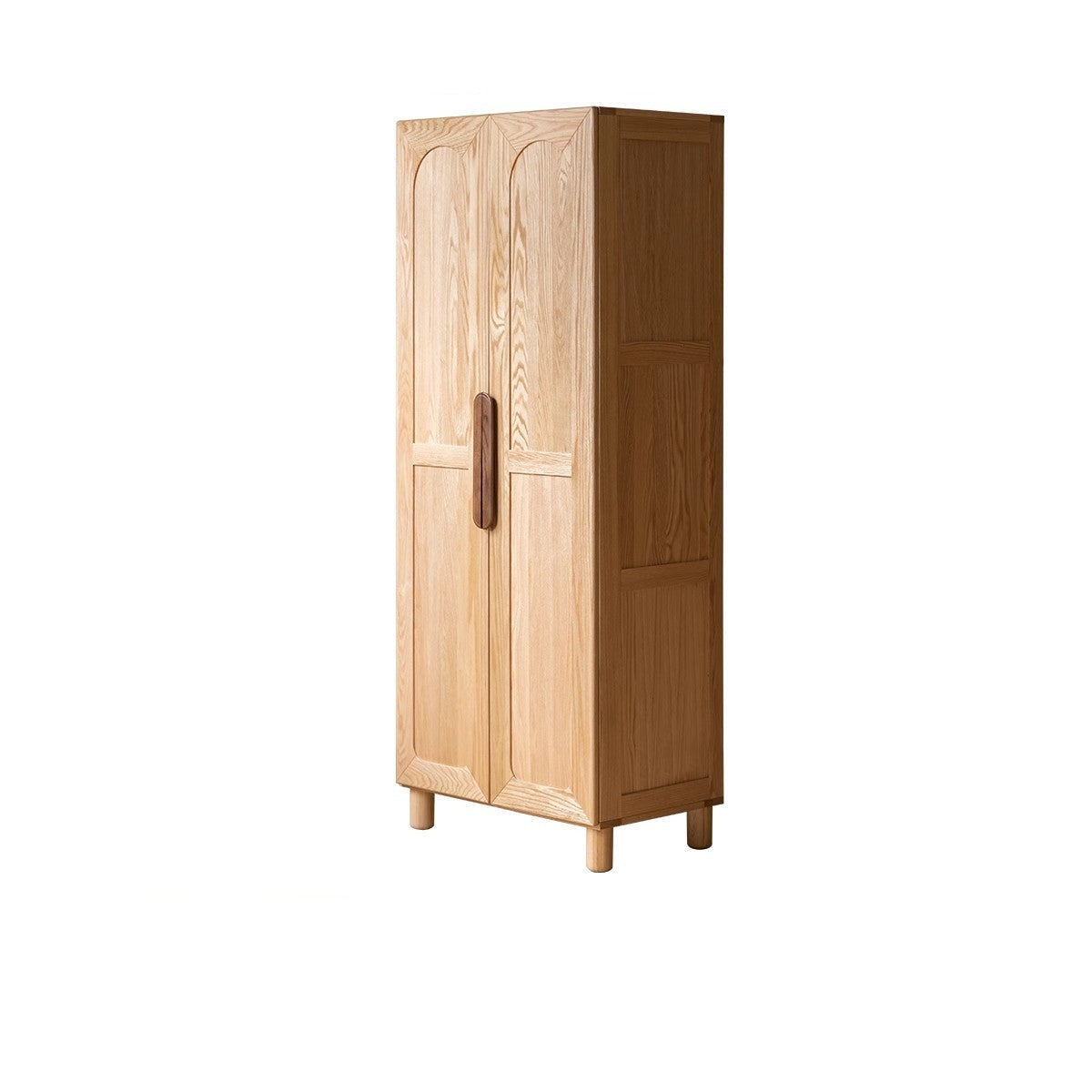 Solid Oak Wood Kids Wardrobe - Durable & Stylish Storage for Bedroom, Nursery, or Playroom Organization