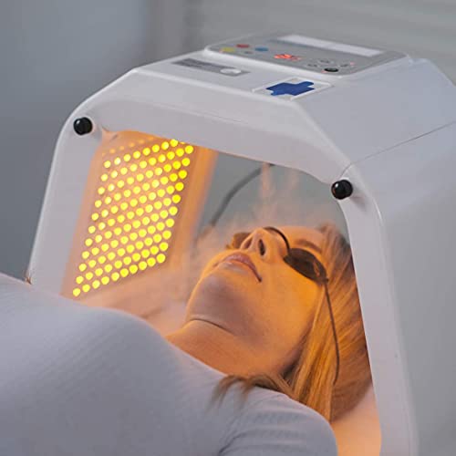 Professional Photon Therapy LED Light Mask for Skin Rejuvenation - Red & Blue Light Therapy for Acne, Wrinkles, Anti-Aging | At-Home SPA Facial Treatment Device for Glowing Skin