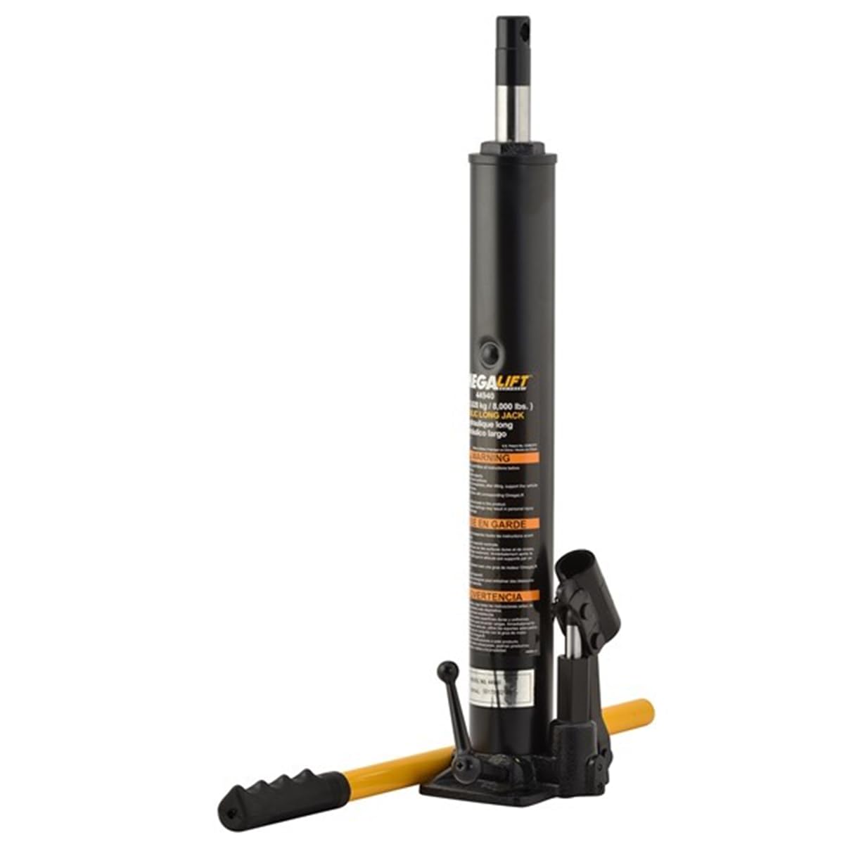 Omega 44940 4-Ton Black Crane Jack - Heavy Duty for Auto Repair