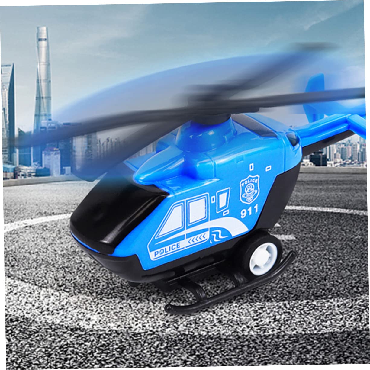 12-Piece Remove Helicopter Toy Set - Flying Aircraft Models for Kids & Toddlers | Inertial Helicopter Toys with ABS Material | Great for Birthday Gifts, Party Favors & Outdoor Play