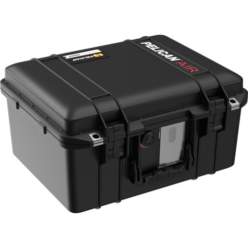 Pelican 1507WD Protective Air Case with Custom Dividers - Waterproof & Crushproof Hard Shell Travel Case for Camera, Drone & Electronics - Perfect for Outdoor Adventures & Air Travel (Black)