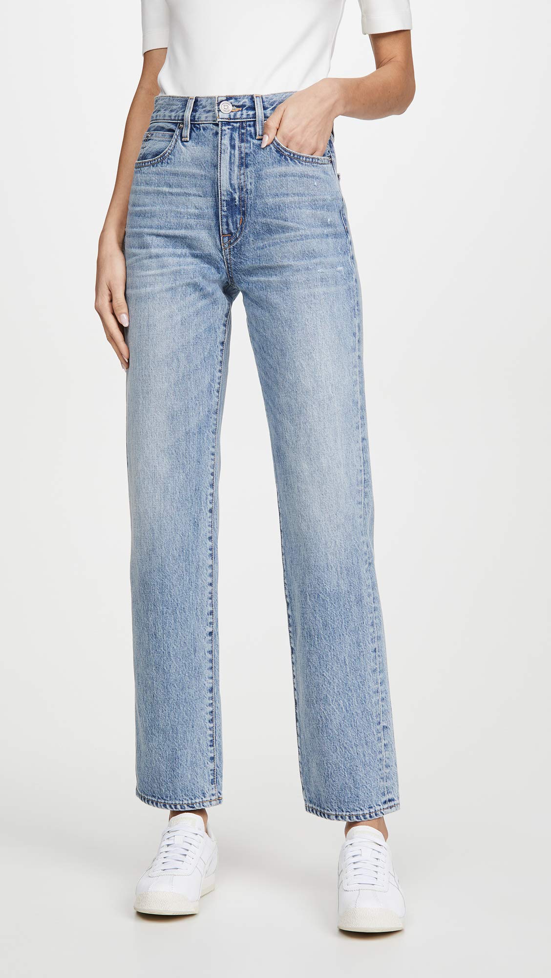 Stylish Women's High Waist Skinny Jeans - Trendy London Denim Pants for Casual & Night Out