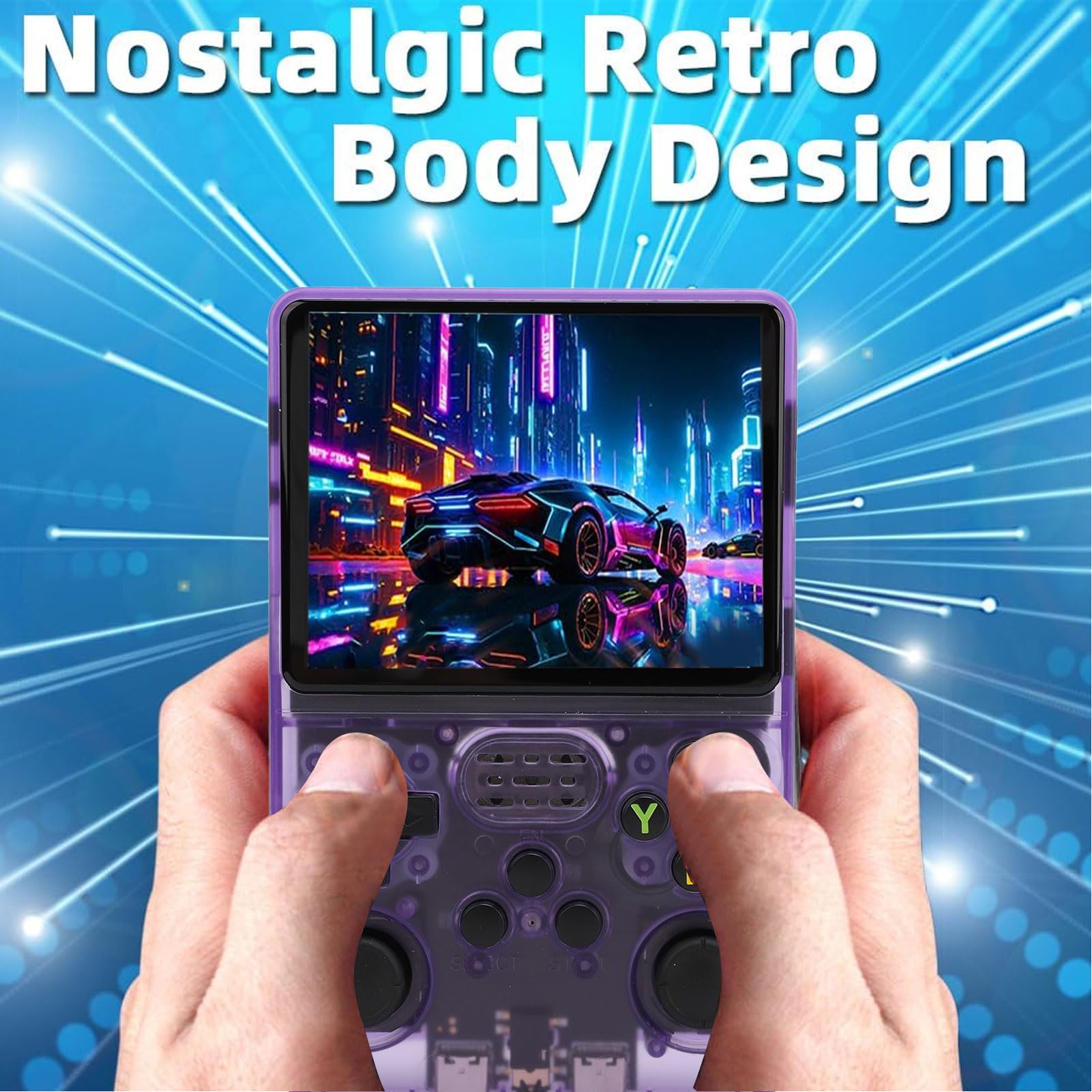 Retro Handheld Game Console R36S with 3.5