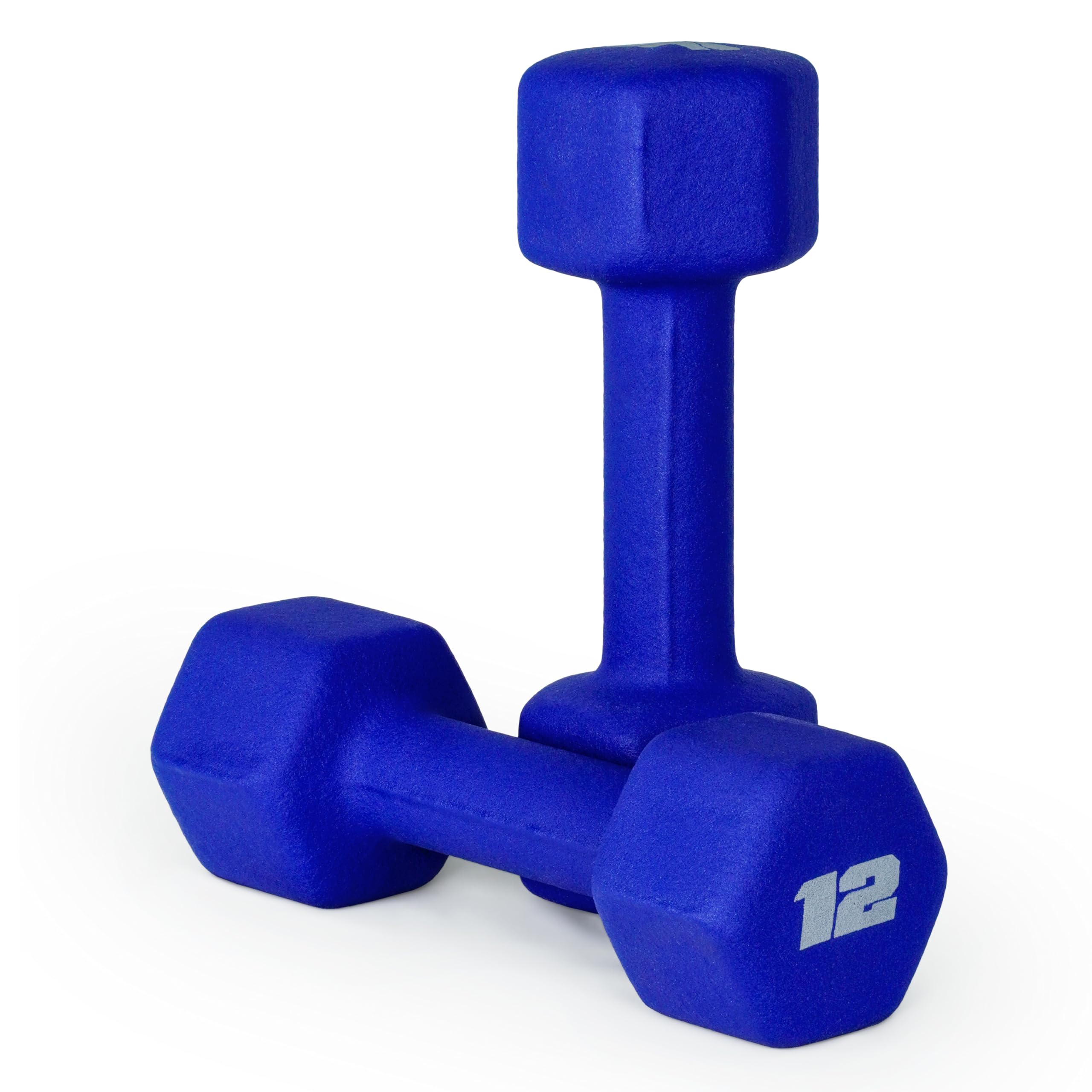 Premium CAP Barbell Neoprene Dumbbell Weights - Pairs & Sets in Multiple Colors | Home Gym Equipment for Strength Training & Fitness Workouts