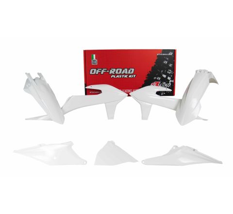 RTECH Plastic Kit for Motorcycles - Includes Front & Rear Fenders, Radiator Shrouds, Side Panels & Airbox | Durable Replacement Parts for Off-Road & Adventure Bikes