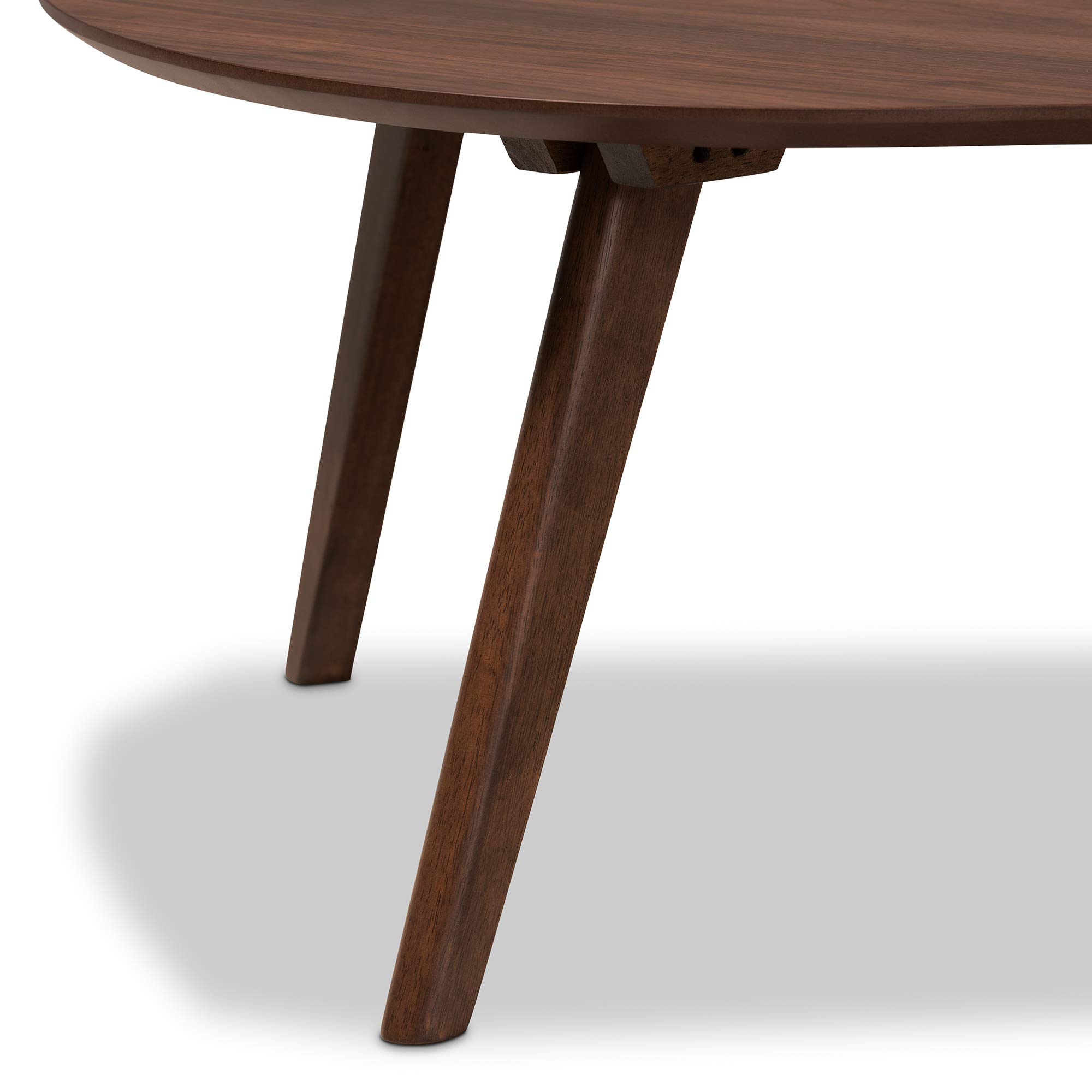 Baxton Studio Modern Walnut Coffee Table - Mid-Century Design for Living Room, Sofa & Lounge Furniture - Perfect for Home Decor & Entertaining
