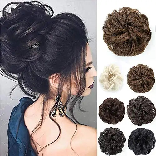Donut Chignon Hair Bun Hairpiece - Seamless Hair Donut for Perfect Buns & Updos - Great for Weddings, Prom, and Everyday Hairstyles