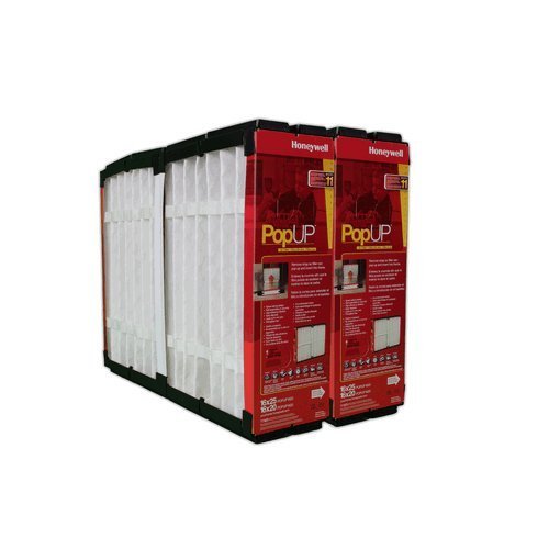 Honeywell 16x20 Pop-Up Disposable Air Filter 2-Pack - MERV 8 Rating for Home HVAC, Furnace & AC Systems - Traps Dust, Pollen & Allergens - Perfect for Bedrooms, Living Rooms & Offices