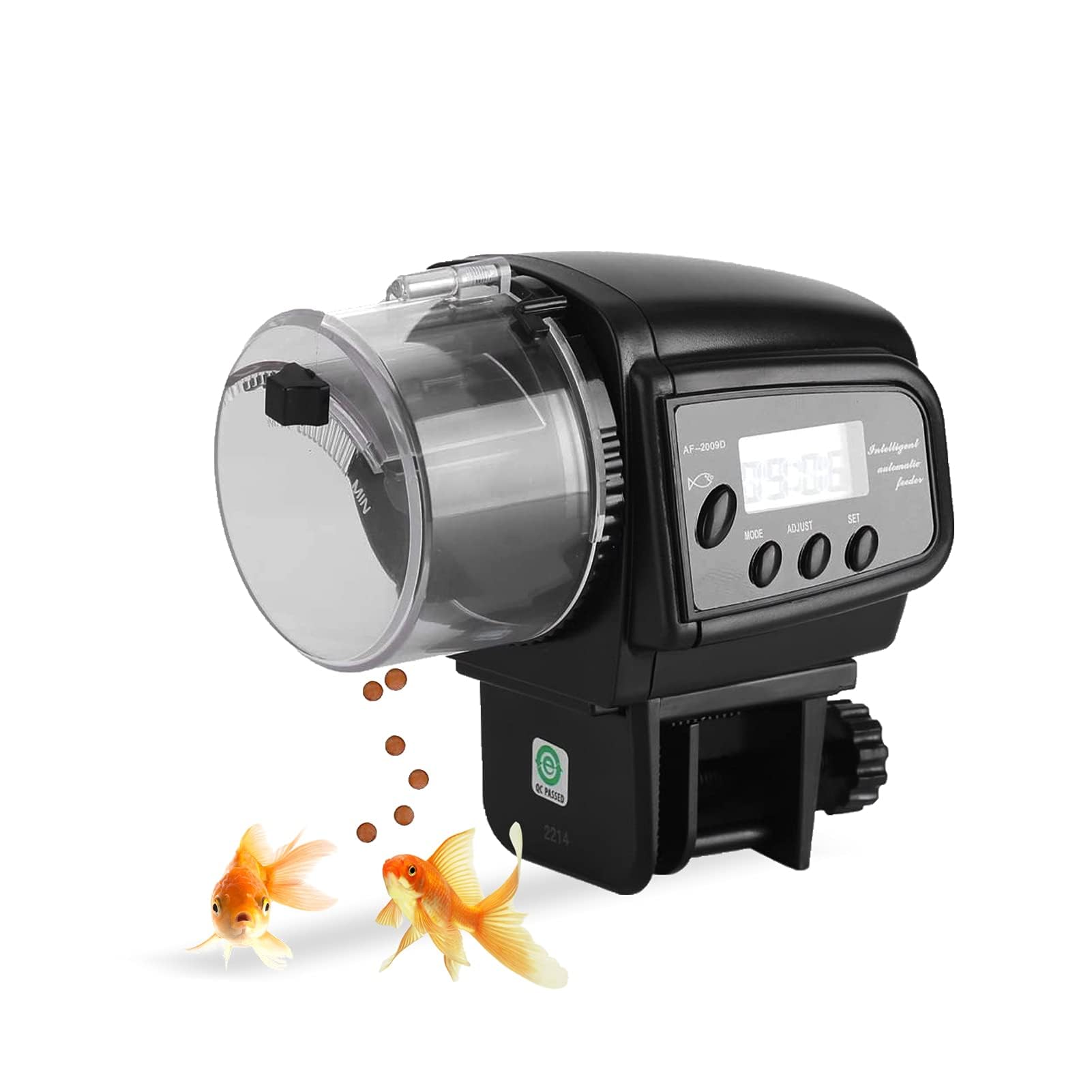 Automatic Aquarium Fish Feeder - Programmable Digital Fish Food Dispenser with Timer for Small Tanks | Vacation & Daily Feeding Solution for Freshwater & Saltwater Fish