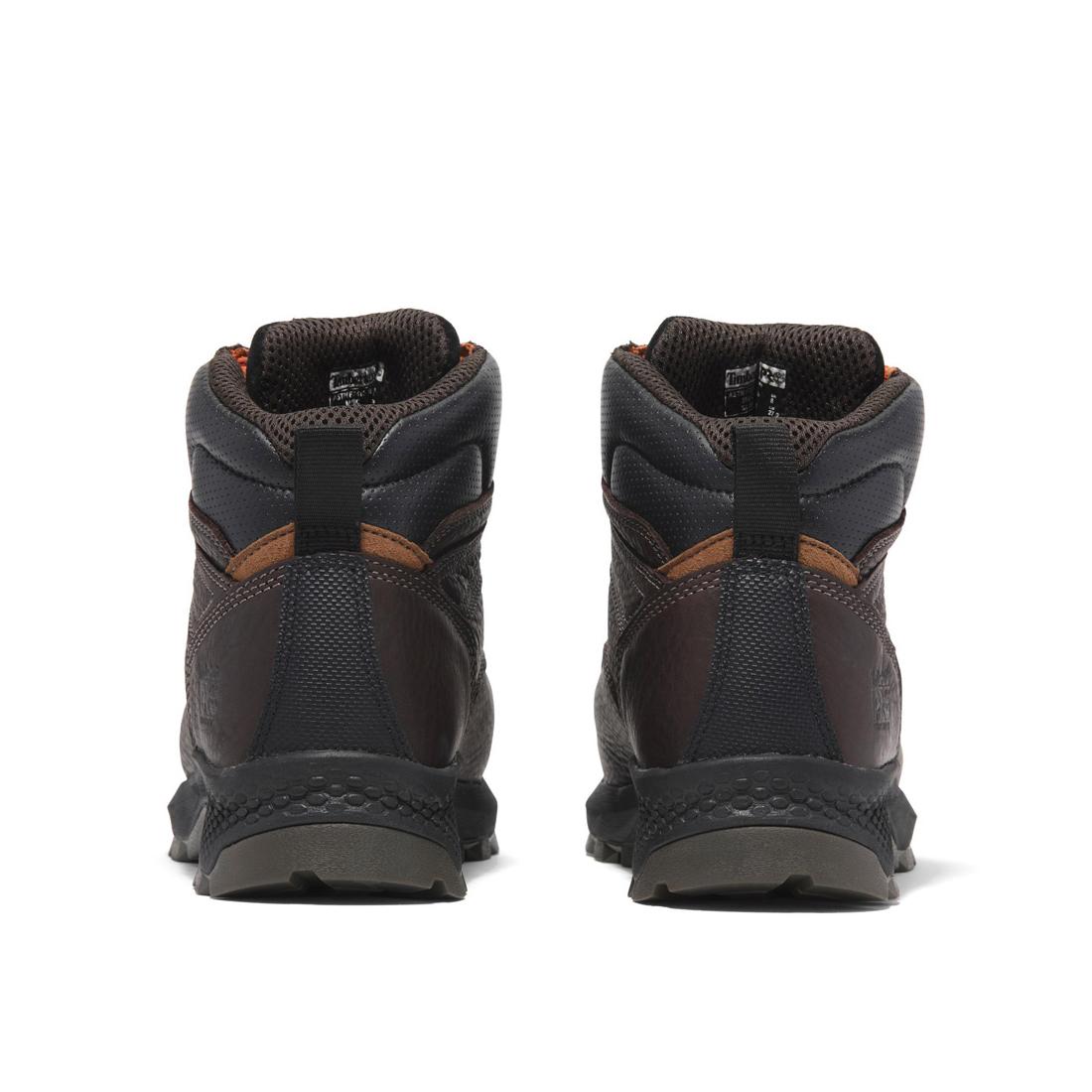 Titan EV 6 Inch Composite Toe Work Boots for Men - Dark Brown Safety Shoes - Electrical Hazard & Slip Resistant - Ideal for Construction, Warehouse & Outdoor Work
