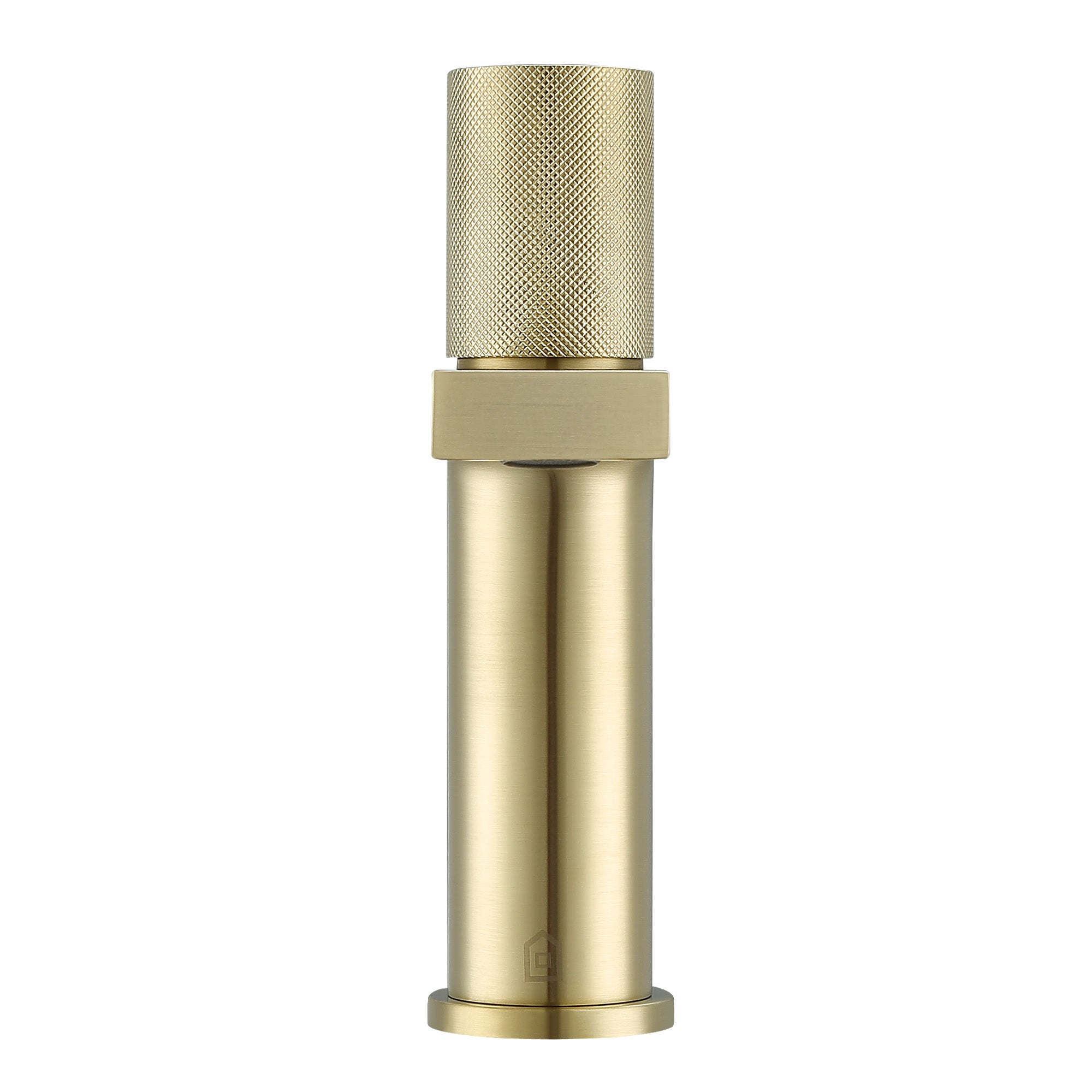 Ancona Isla Single Handle Brushed Champagne Gold Bathroom Faucet - Modern Water-Saving Design for Sink, Vanity & Powder Room