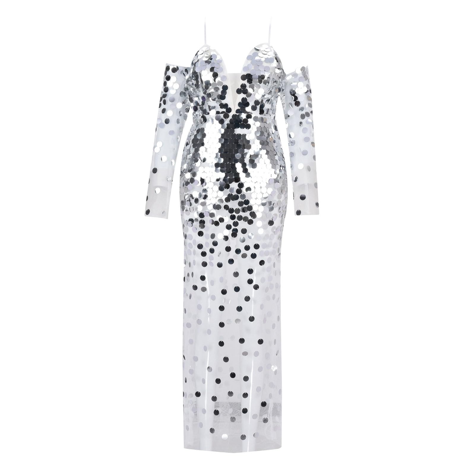 Elegant Lace Wedding Guest Dress - Short Masquerade Dress for Women with Sequins, One Shoulder & Mesh Design | Perfect for Cocktail Parties, Evening Events & Special Occasions