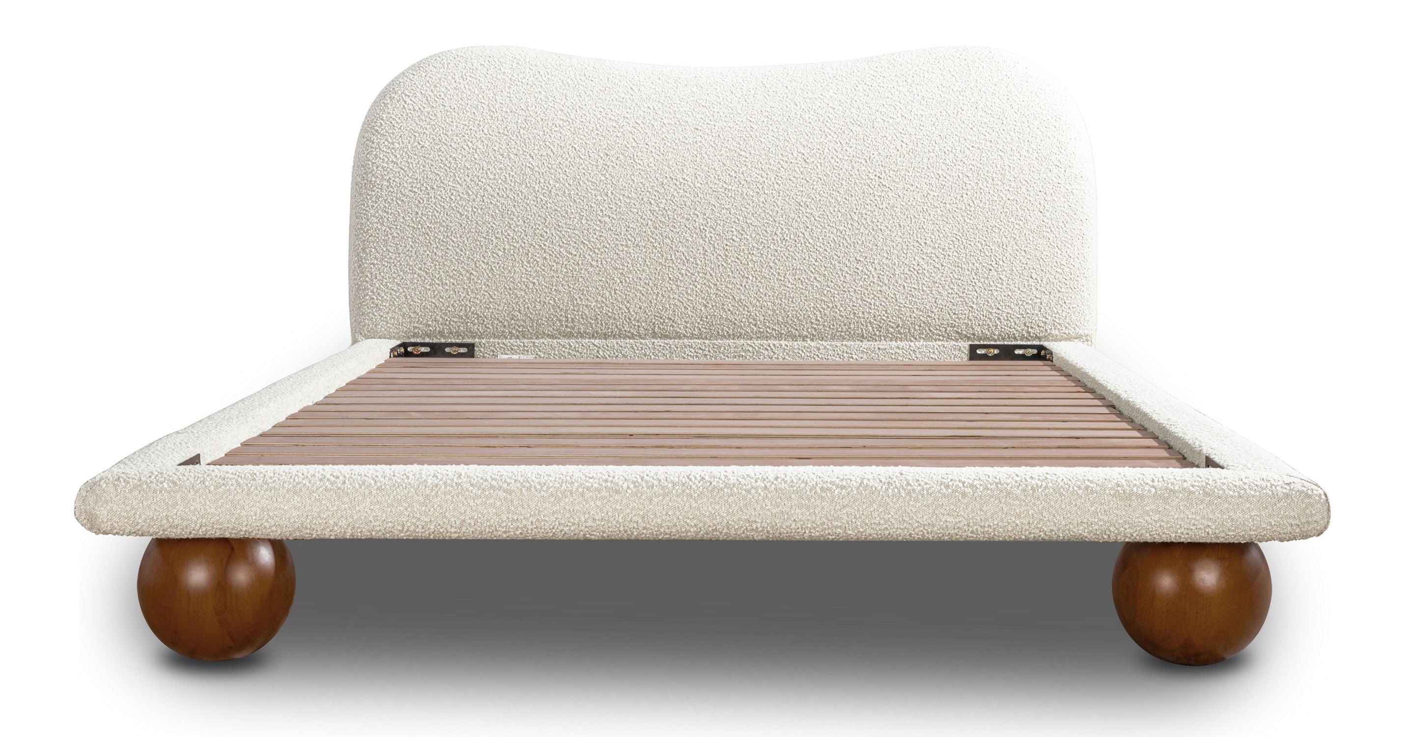 Orbit Queen Size Bed Frame - Sturdy Metal Platform Bed with Noise-Free Support, Easy Assembly - Perfect for Master Bedrooms, Guest Rooms & Small Spaces