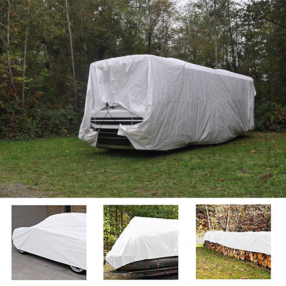 12 Mil 20x40FT Heavy Duty Waterproof Tarpaulin Cover - UV & Rip Resistant, Reinforced Edges for Boat, RV, Canopy, Camping Tent, Shelter - Multi-Purpose Outdoor Protection for Harsh Weather Conditions