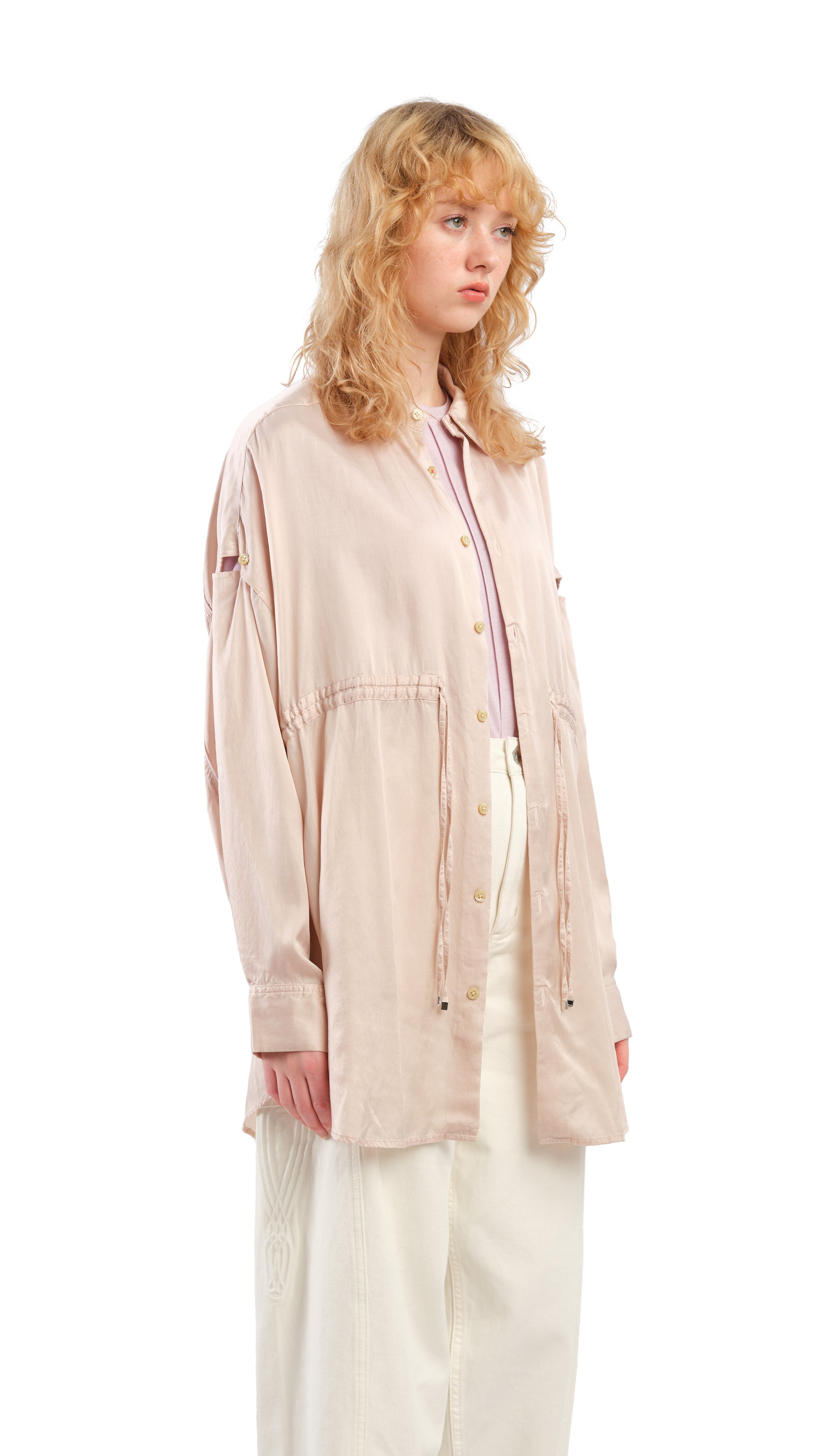 Kurashikizome Oversized Blouse for Women - Japanese Style Loose Fit Casual Shirt - Perfect for Work, Date Night & Everyday Wear
