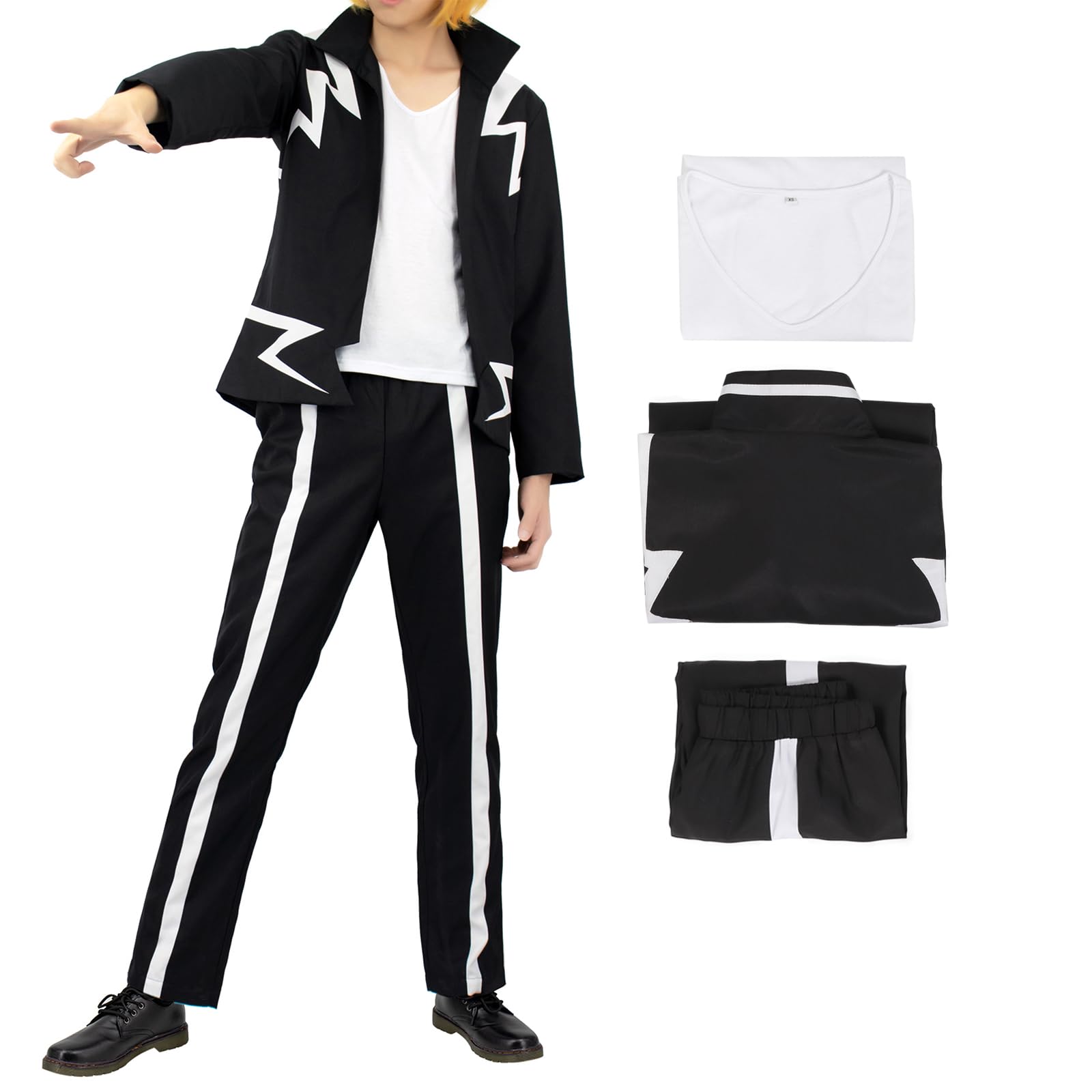 Men's Anime Cosplay Costume Hero Suit - Premium Quality Character Outfit for Halloween, Comic Con & Cosplay Events | Perfect for Fans & Collectors