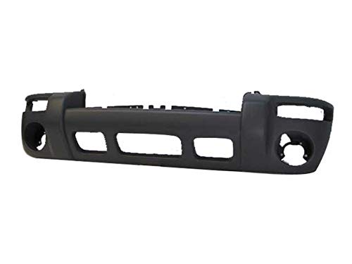 2002-2004 Jeep Liberty Front Bumper Cover - Primed Black for Limited/Sport Models - Off-Road & City Driving