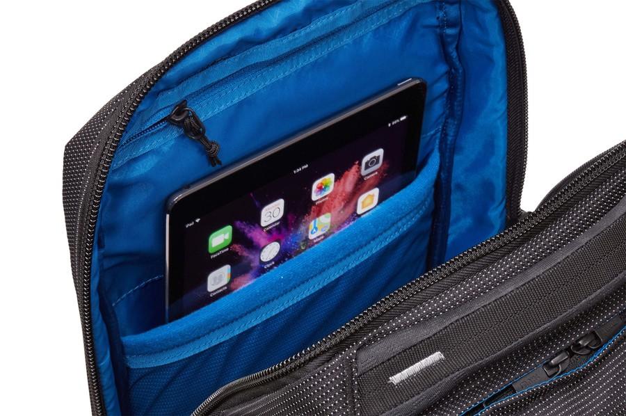 Thule Crossover 2 20L Laptop Backpack for Men & Women - Durable Water-Resistant Travel & Work Backpack with Laptop Compartment - Perfect for Commuting, Business Trips & College (Black)
