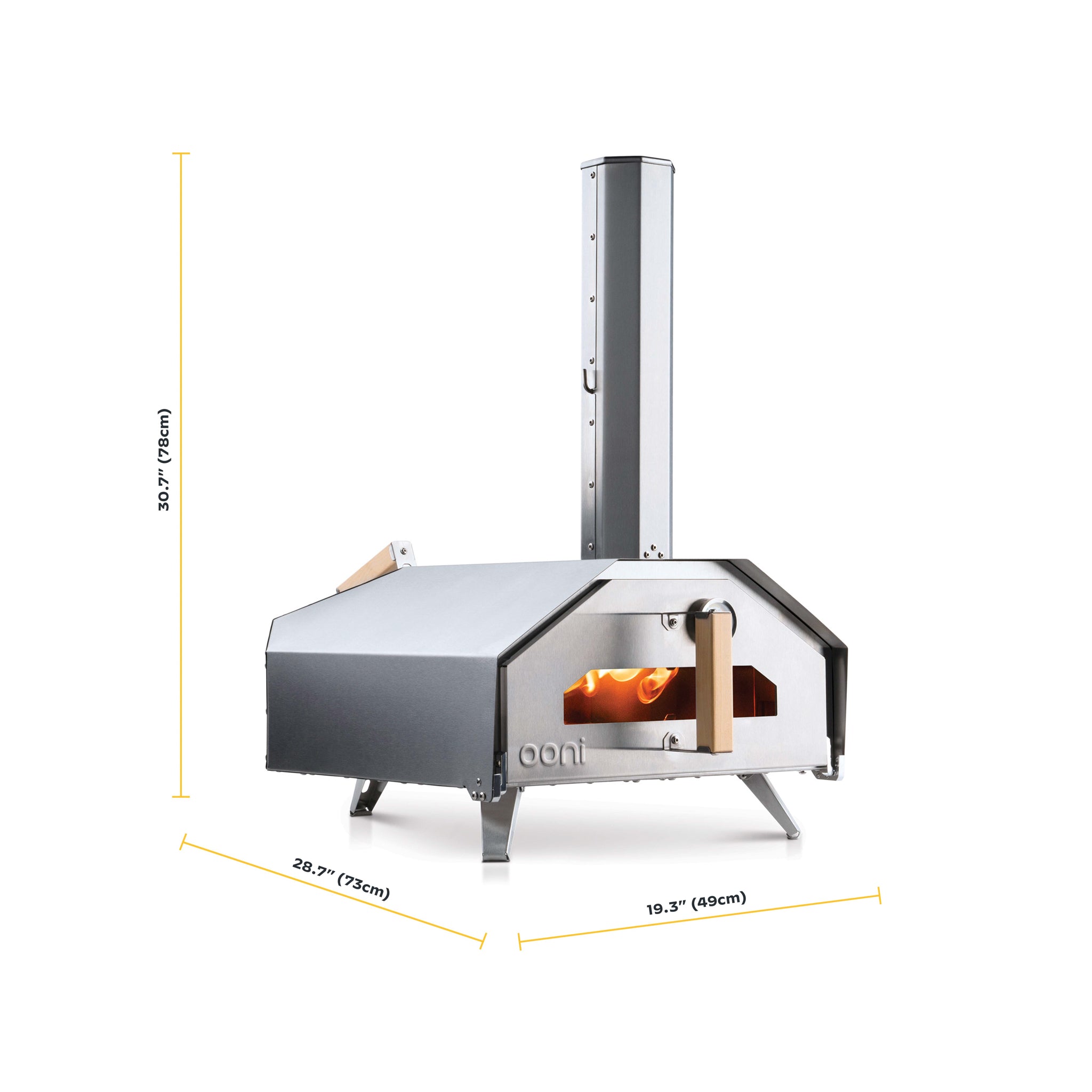 Ooni Pro 16 Multi Fuel Outdoor Pizza Oven - Portable Gas, Wood & Charcoal Pizza Maker for Backyard, Camping & Parties - Perfect for Home Chefs & Pizza Lovers