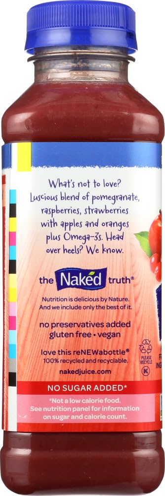 Naked Red Machine Smoothie 15.2 Fl Oz - Antioxidant Fruit & Veggie Blend - Perfect for Post-Workout Recovery & Healthy Breakfast