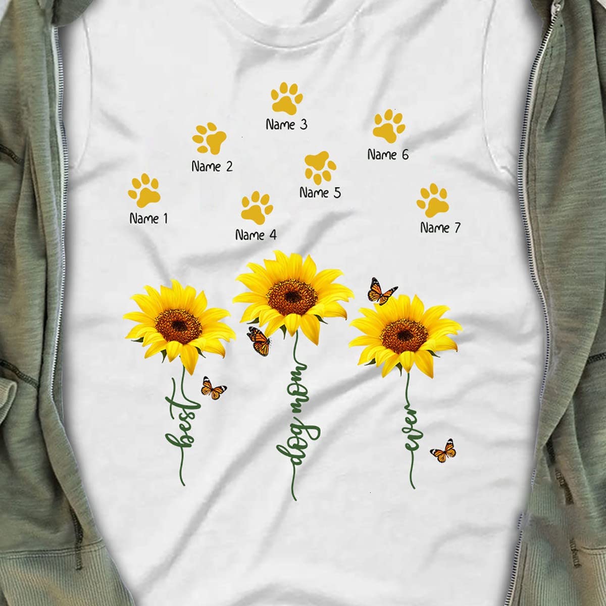 Best Personalized Dog Mom Ever T-Shirt for Women - Custom Name Funny Dog Lover Shirt - Plus Size Pet Lover Tee - Perfect Gift for Dog Owners & Birthday Occasions