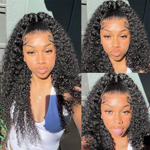 Natural Black-Kinky Curly Wig