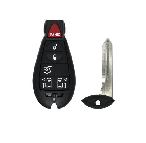 2009-2012 Dodge Grand Caravan Key Fob with 6-Button Keyless Entry Remote - Replacement Smart Car Key for Dodge Minivan - Perfect for Lost/Broken Key Replacement & Spare Key