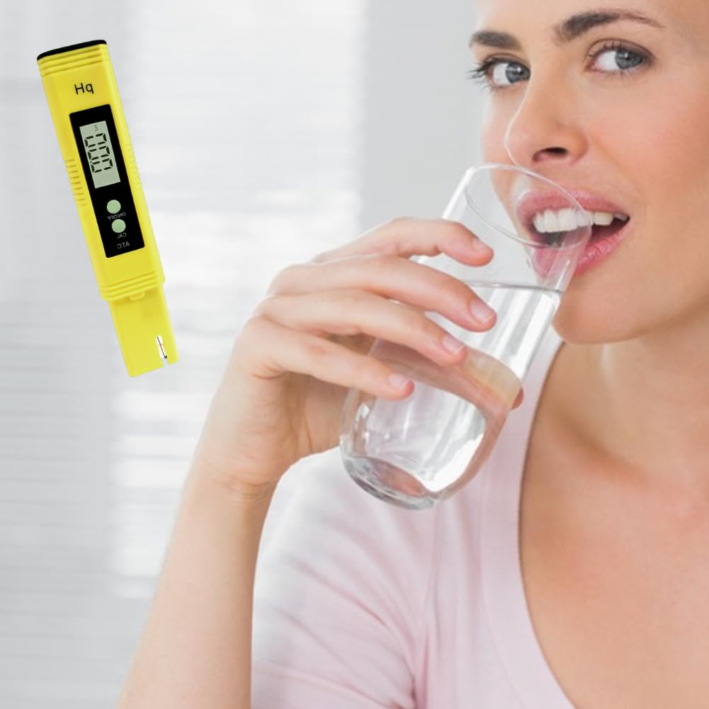 Cocoarm Digital Water Quality Tester Pen - High Accuracy 0.01 Resolution for Aquarium, Pool, Hydroponics, Wine, Brewing & Home Water Testing