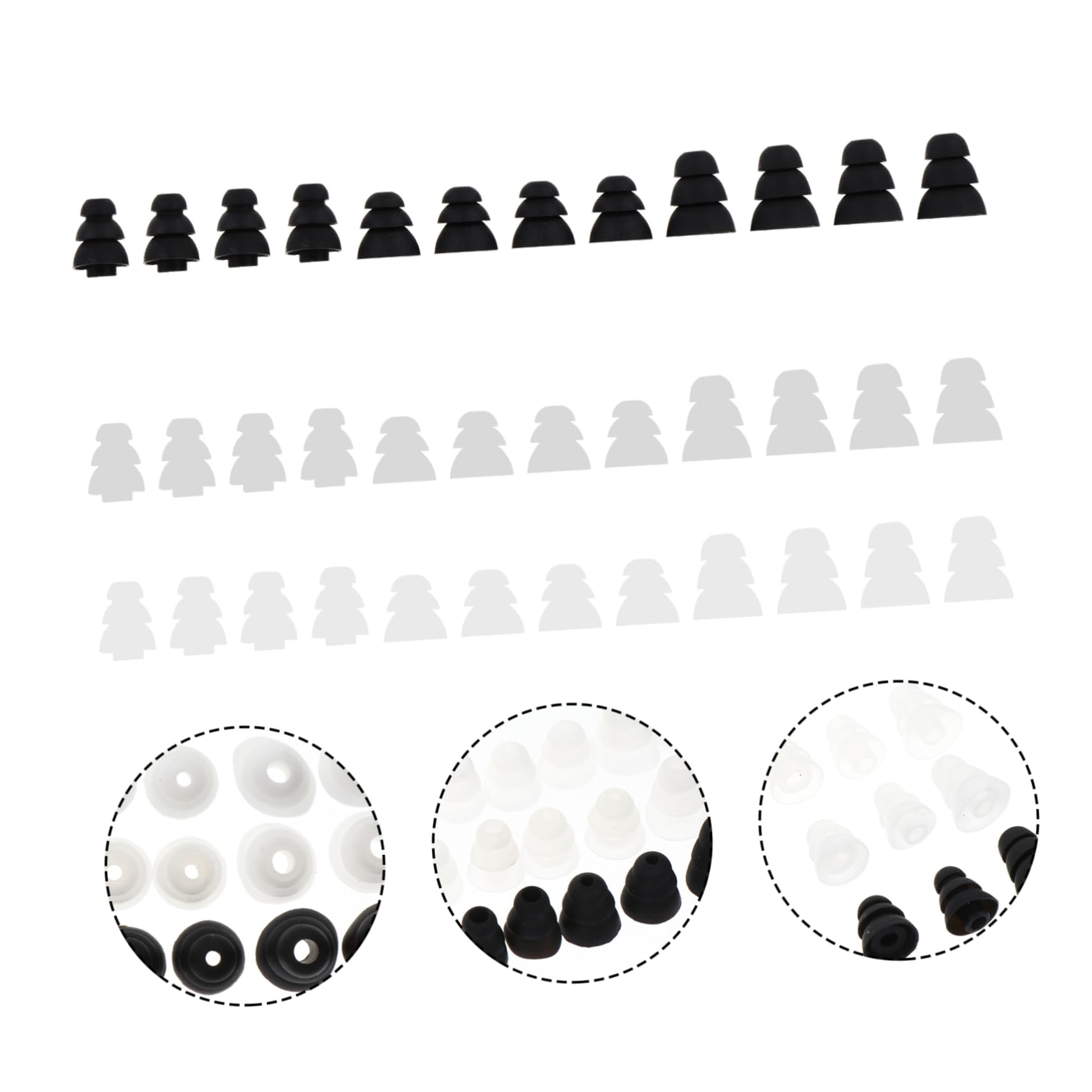 BestonZON 36-Pack Washable & Replaceable Silicone Earbud Covers - Universal Fit for AirPods, Galaxy Buds & Wireless Earbuds - Perfect for Gym, Running & Daily Use