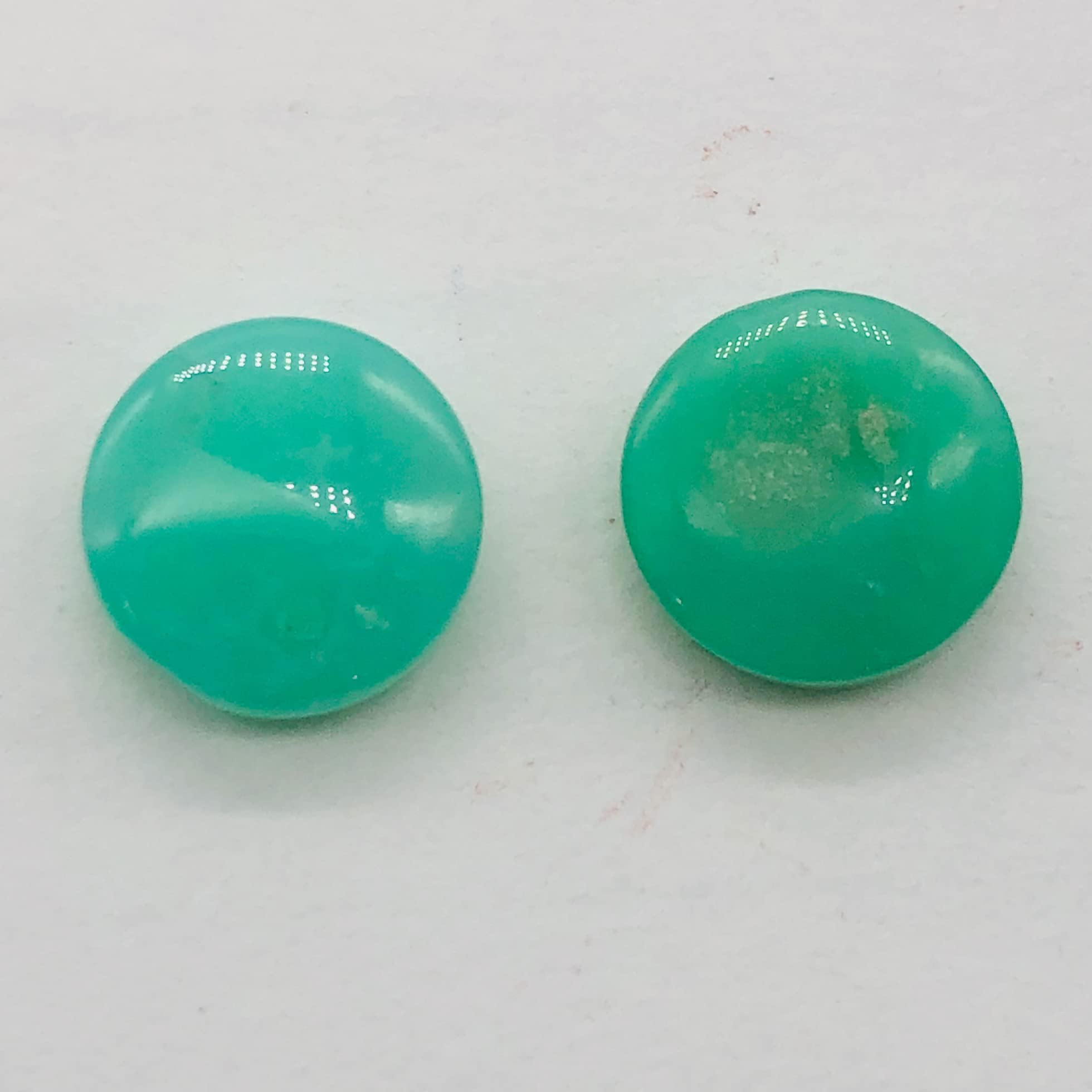 Natural Chrysoprase Agate 12x5mm Coin Beads for Jewelry Making - DIY Bracelet, Necklace & Earring Supplies - Healing Stone Beads for Spiritual Crafts