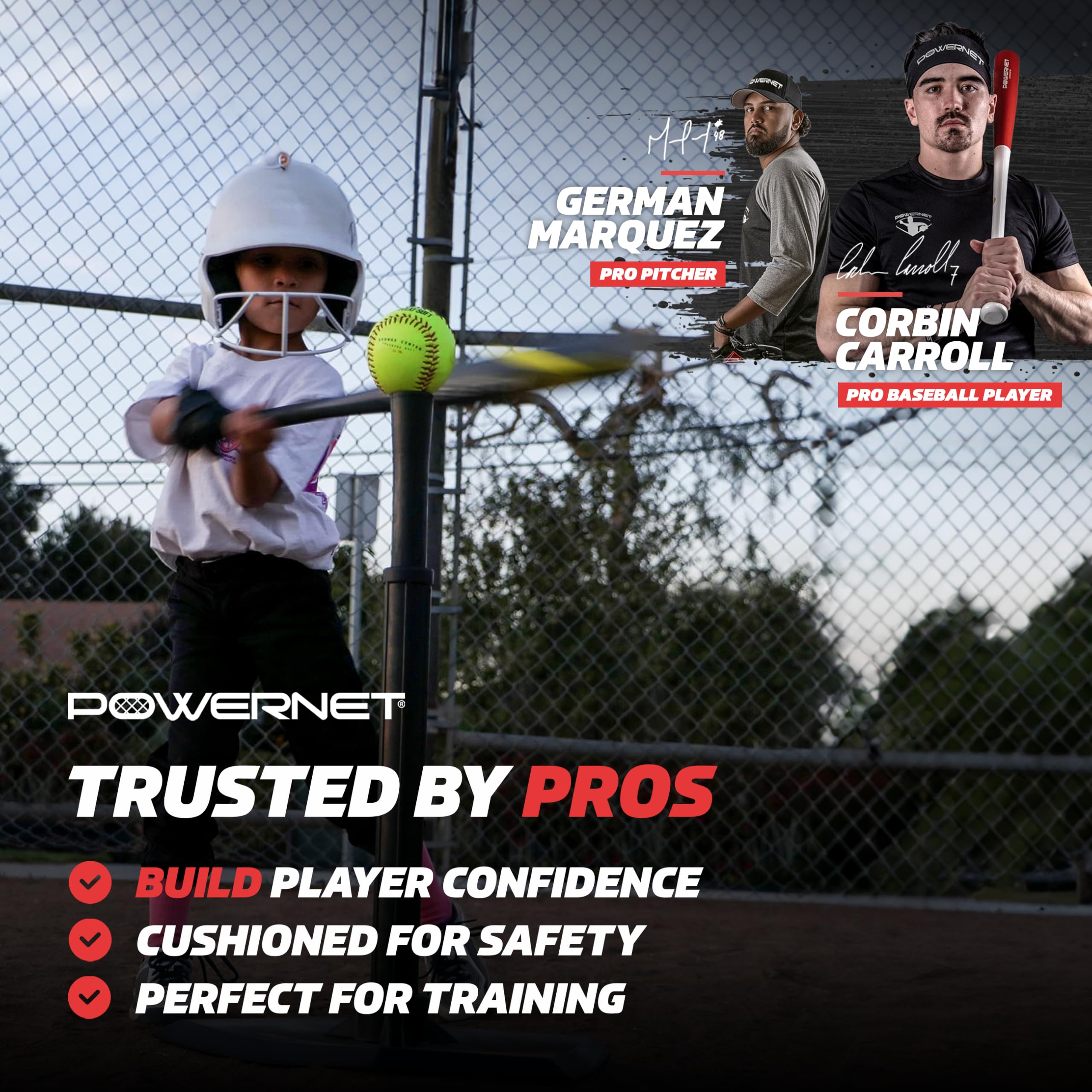 PowerNet Softball Training Equipment - Weighted & Flexi Balls for Batting Practice