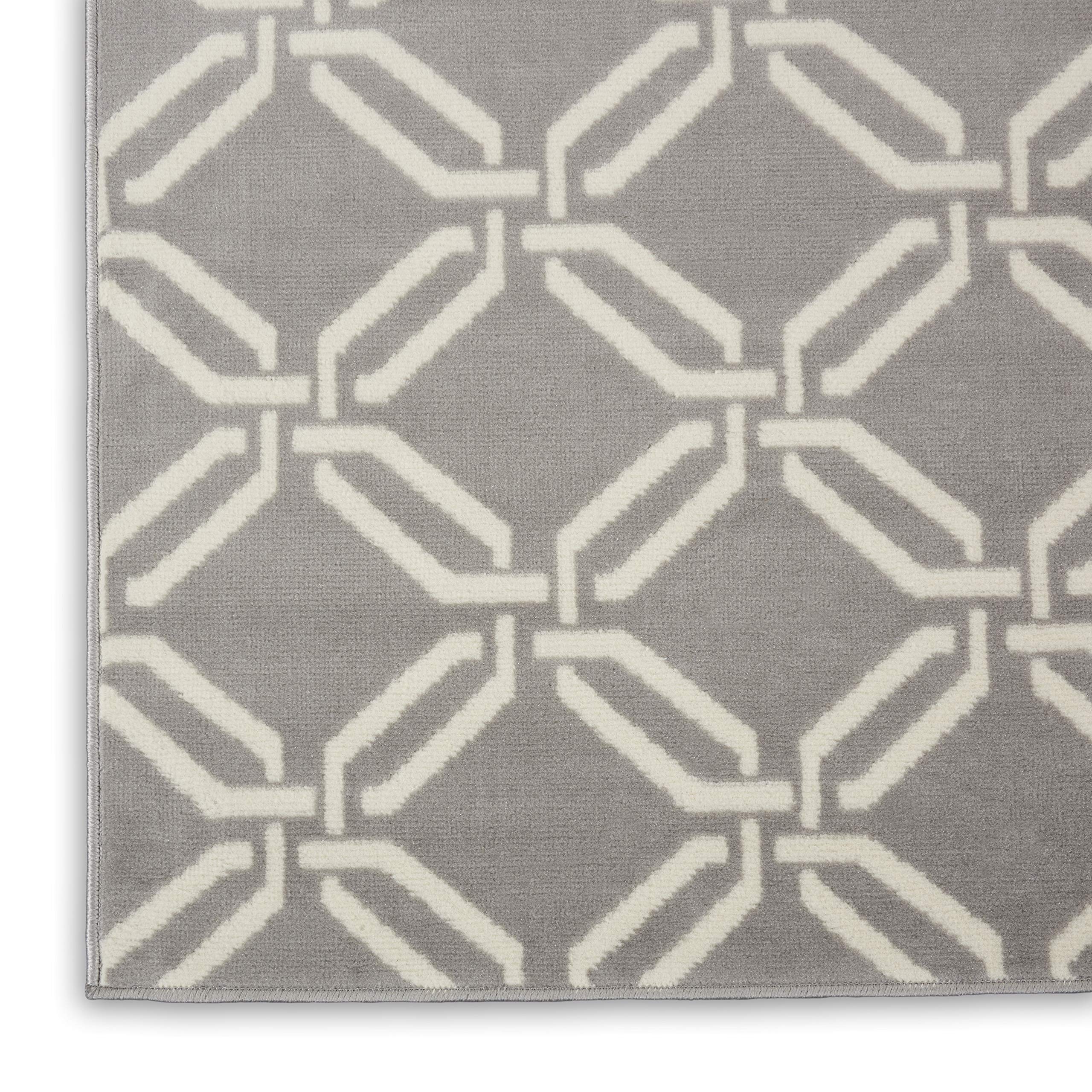 Nourison Jubilant Trellis Grey 7'10