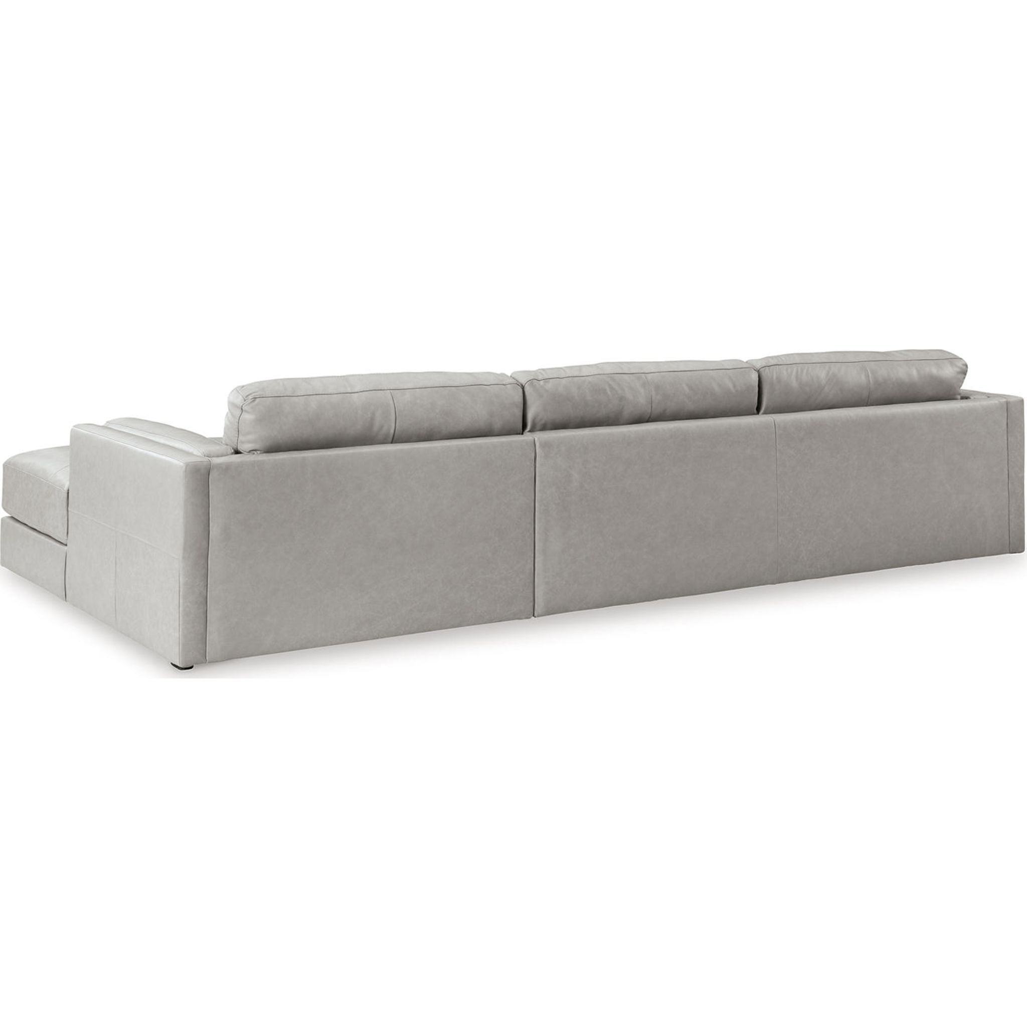 Amiata 2-Piece Sectional Sofa with Chaise Lounge - Modern L-Shaped Couch for Living Room, Family Room & Apartment